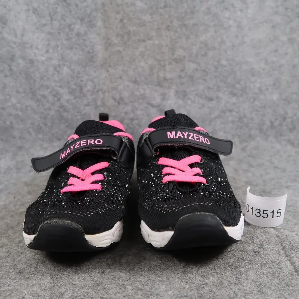 Mayzero Shoes Kids 34 Athletic Trainers Running Sneakers Active Black Pink Girls_2